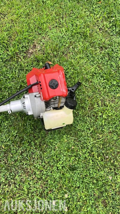 Meec Tools bensindrevet ryddesag / gresstrimmer med tilbehør